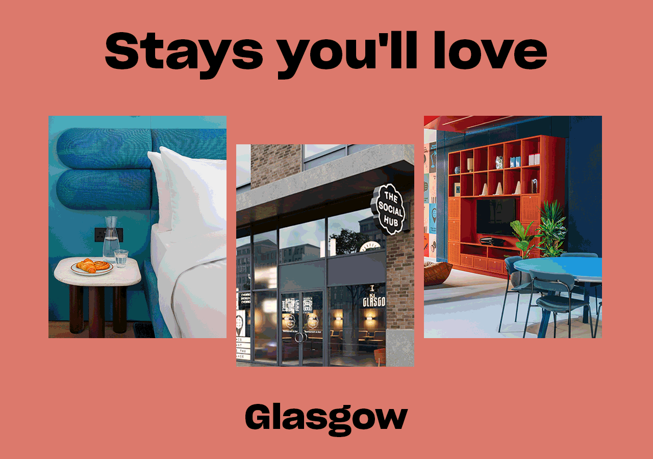 Stays you'll love: Glasgow, Amsterdam City, Florence Lavagnini, Florence Belfiore, Berlin