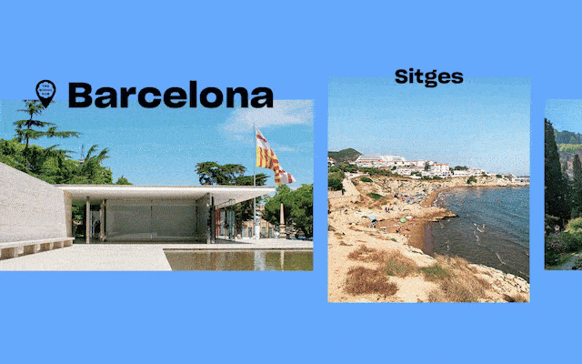 Barcelona, Sitges, Florence, Siena, Rome, Santa Marinella
